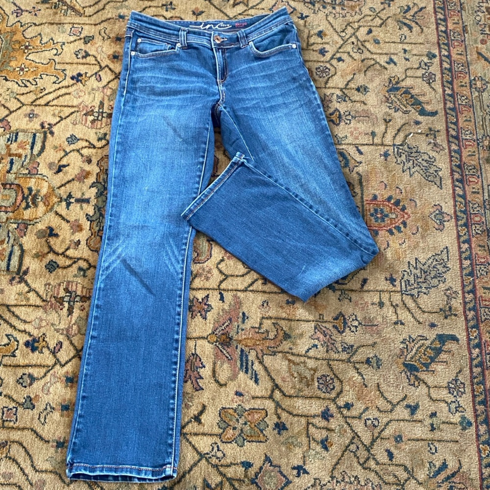 INC International Concepts Classic Blue Boot Cut Jeans